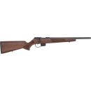 ANSCHUTZ 1761 HB 17HMR 18" TB - BLUED/WALNUT CLASSIC 2-STG