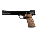 S&W 41 22LR 7" AS - 10SH-ATS-TS-DT BLUED WOOD