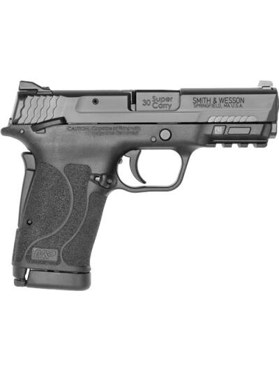 S&W SHIELD EZ 30 SUPER CARRY - BLACKENED SS/BLK THUMB SAFETY