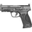 S&W M&P9 M2.0 FULL 17-SH 4.25" - OPTIC READY NO THUMB SAFETY BL