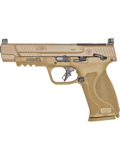 S&W M&P9 M2.0 9MM 5" OPTIC - READY 17-SHOT THUMB SAFETY FDE