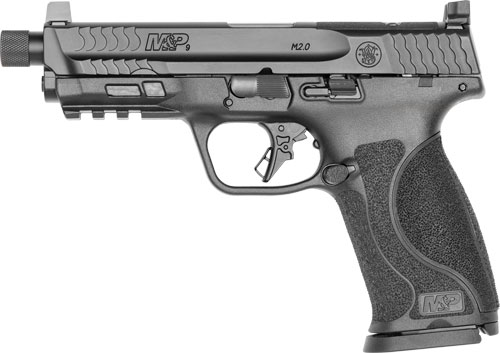 S&W M&P9 M2.0 9MM 4.625" OPTIC - READY 17-SHOT THREADED BBL BLK