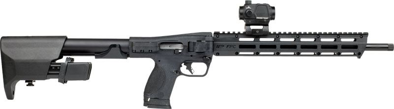 S&W M&P FPC 9MM W/ CTS RED DOT - 16.25" 1-17RD 2-23RD MAGS BLK