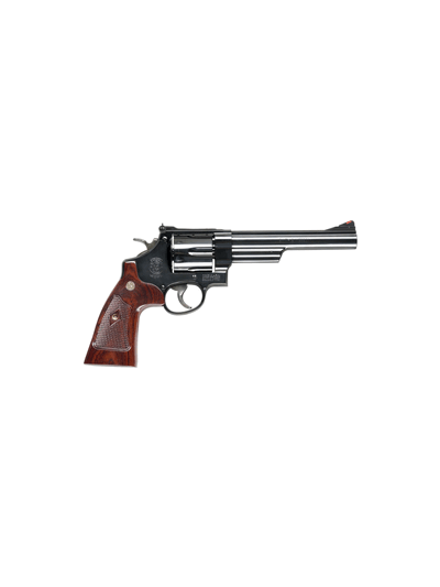 S&W 29 44MAG 6.5" AS BLUED - CHECKERED WOOD GRIPS