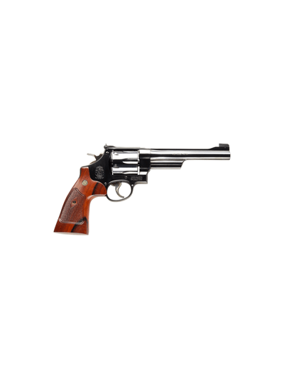 S&W 25 CLASSIC 45LC 6.5" AS - BLUED CHECKERED WOOD GRIPS