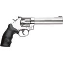 S&W 617 22LR 6" AS 10-SHOT - STAINLESS STEEL RUBBER