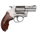 S&W 60LS 357 2.125" FS 5-SHOT - SS ROUND BUTT WOOD COMBAT