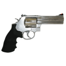S&W 686PLUS 4" AS 7-SHOT 357 - STAINLESS STEEL RUBBER