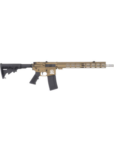 GLFA AR15 RIFLE 223 WYLDE - 16" S/S BBL BRONZE
