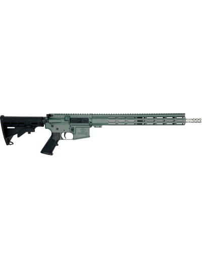 GLFA AR15 RIFLE 223 WYLDE - 16" S/S BBL CHARCOAL GREEN