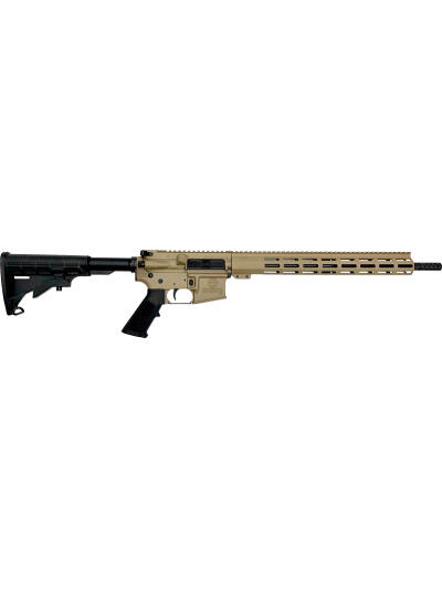 GLFA AR15 RIFLE 223 WYLDE - 16" NIT BBL FDE