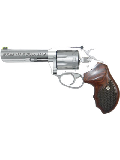 CHARTER ARMS PATHFINDER 22LR - ROSE WOOD GRIPS 4.2" ADJ S/S