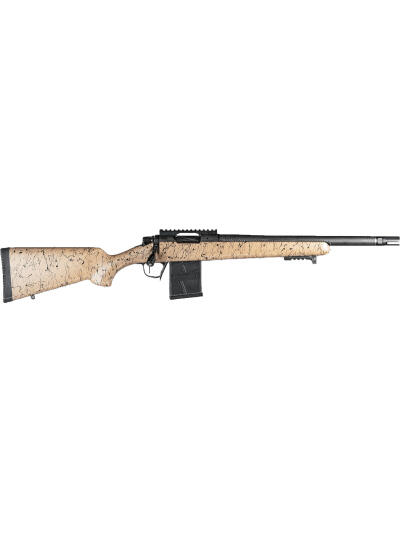 CHRISTENSEN RIDGELINE SCOUT - 223 REM 16" TB BLACK/TAN-BLK