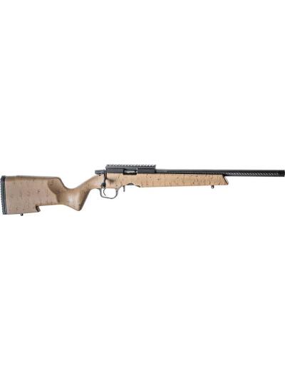 CHRISTENSEN RANGER 17HMR 18" - CF BBL/STOCK TAN W/BLACK WEB
