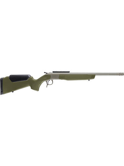 CVA SCOUT TD V3 350 LEGEND 20" - STAINLESS/OD GREEN SYNTHETIC