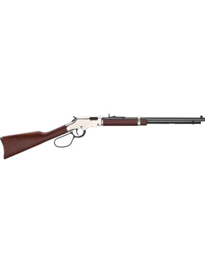 HENRY H4 GOLDENBOY SILVER 22LR - 20" OCTAGON WALNUT LARGE LOOP