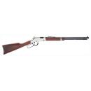HENRY H4 GOLDENBOY SILVER - 17HMR 20" OCTAGON WALNUT