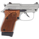 BERETTA 30X TOMCAT 32ACP 2.9" - 8RD INOX WITH WOOD GRIPS