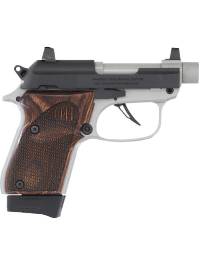 BERETTA 30X TOMCAT 32ACP 2.9" - 8RD INOX BLACK THREADED