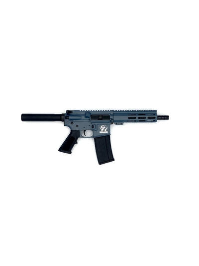 Great Lakes Firearms 223 Wylde GL15223PBLU AR-Pistol 7.5" 1:8" Nitride Barrel Blue Titanium Cerakote