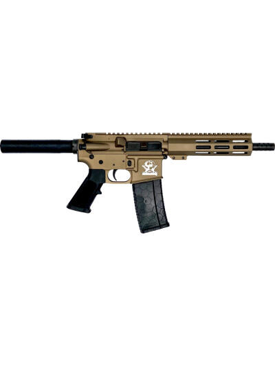 GLFA AR15 PISTOL 223 WYLDE - 7.5" NITRIDE BARREL BRONZE