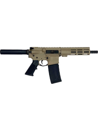 GLFA AR15 PISTOL 223 WYLDE - 7.5" NITRIDE BARREL FDE