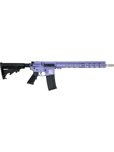 GLFA AR15 RIFLE 223 WYLDE - 16" S/S BBL WILD ORCHID