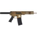 GLFA AR15 PISTOL 223 WYLDE - 7.5" STAINLESS BBL BRONZE