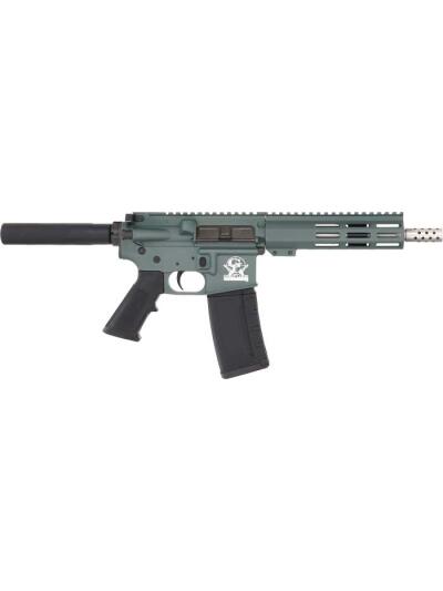 GLFA AR15 PISTOL 223 WYLDE - 7.5" SS. BBL. CHARCOAL GREEN