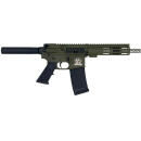 GLFA AR15 PISTOL 223 WYLDE - 7.5" STAINLESS BBL OD GREEN