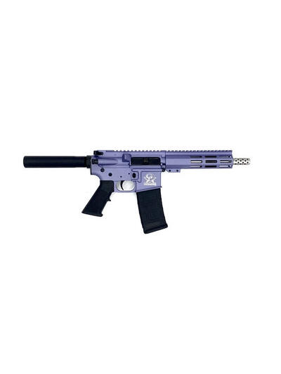 Great Lakes Firearms 223 Wylde GL15223SSPORC AR-Pistol 7.5" 1:8" SS Barrel Wild Orchid Cerakote