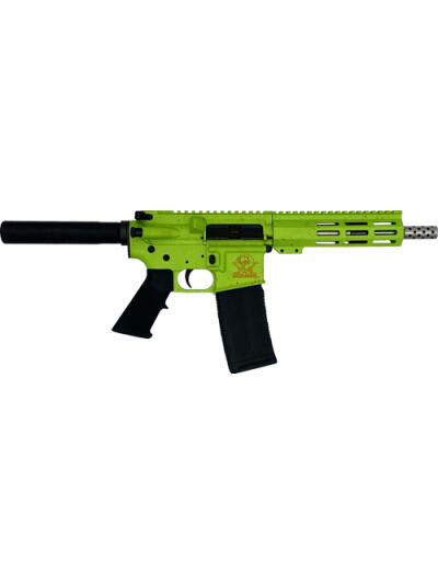 GLFA AR15 PISTOL 223 WYLDE - 7.5" S/S BBL ZOMBIE SPLATTER