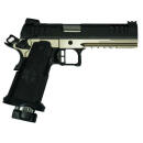 Great Lakes Firearms GL1911DS-9FSSGPLT 1911 DS Synergy 9mm 5" 20+1 Black/SS Barrel/Galaxy Platinum Cerakote