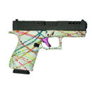 Great Lakes Firearms GL19SWHT Striker 4" 15+1 Splatter White/Nitride Barrel