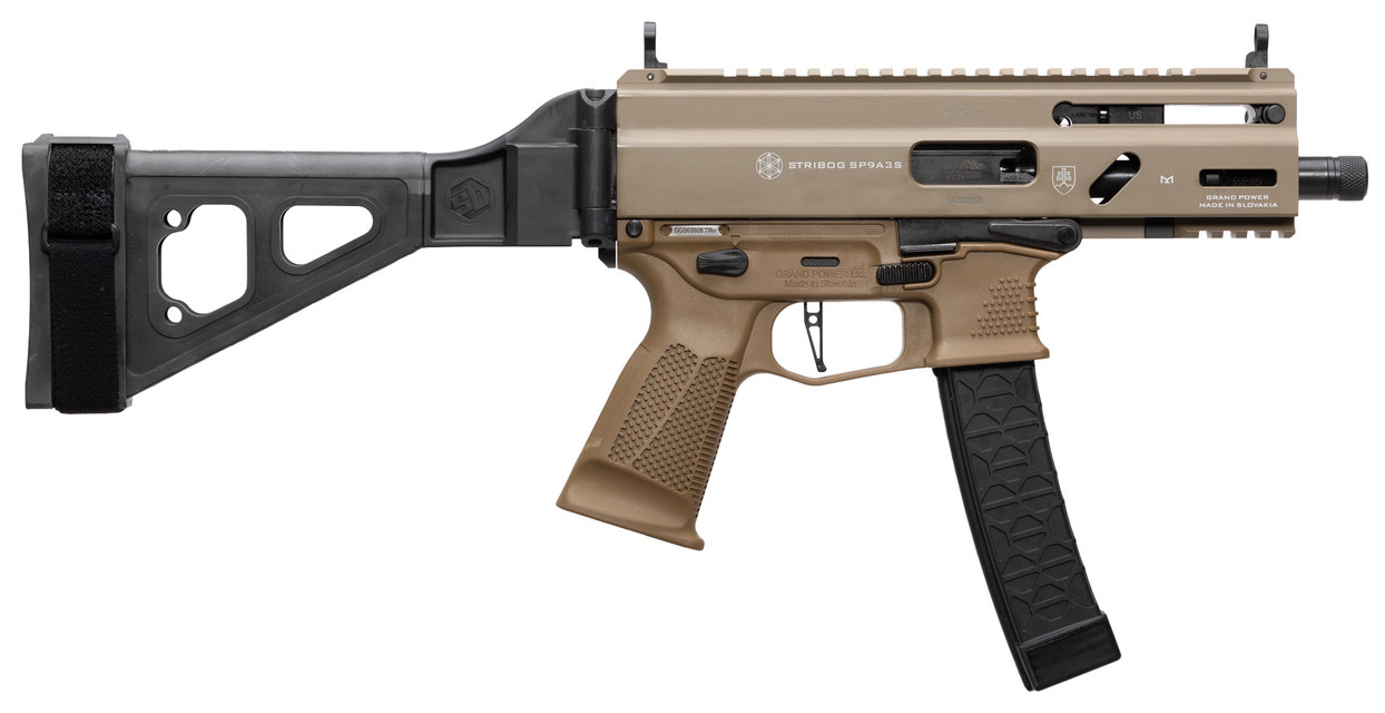 GO GRAND POWER STRIBOG SP9A3S 9MM SBT FDE