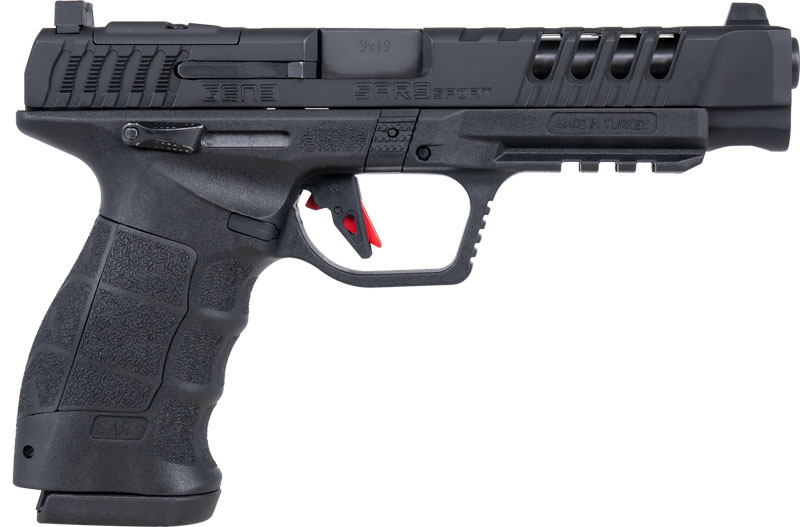 SAR USA SAR9 SPORT 9MM GEN 3 - 5.2" BBL 17&19 RD MAG BLACK