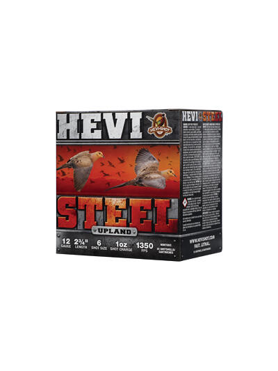 HEVI STL UPLND 12GA 2.75" #6 25/250