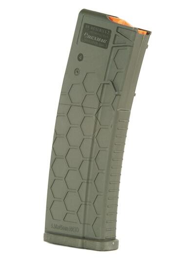 HEXMAG MAGAZINE AR-15 5.56X45 - 10RD OD GREEN POLYMER SERIES 2