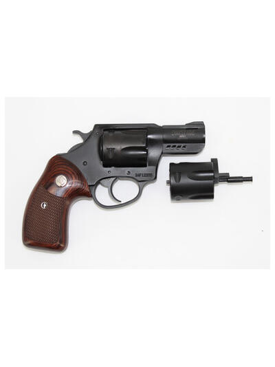 Charter Arms Model 13920 Mag Pug & Pitbull Combo .357 Magnum W/ 9mm Conversion Cylinder 2.2" 5 Rounds Black/Walnut