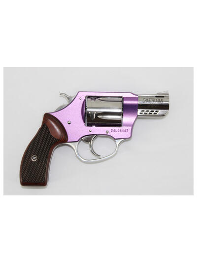 Charter Arms Model 53804 Coyote .380 ACP 2" 5 Rounds Lavender/Hi-Polish/Rosewood
