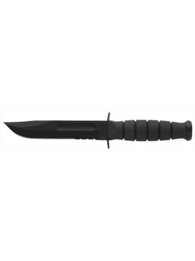 KA-BAR SHORT KA-BAR - 5.25" SERR W/PLASTIC SHEATH