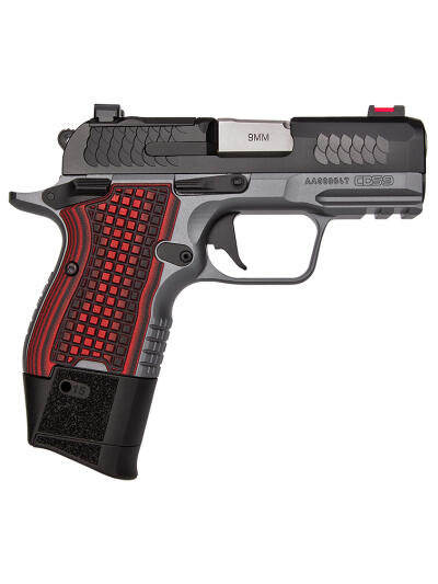 KIM CDS9 9MM TWO-TONE RED GRIPS OR RL