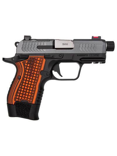 KIM CDS9 9MM TWO-TONE ORANGE GRIPS OR TFS