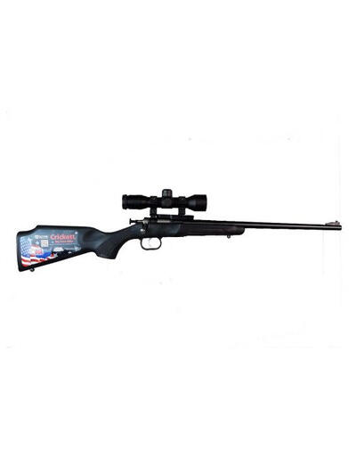 Crickett Rifle G2 Scope Package .22LR Youth 16.12" w/ 4x32 Scope Single Shot Blued/Black Synthetic