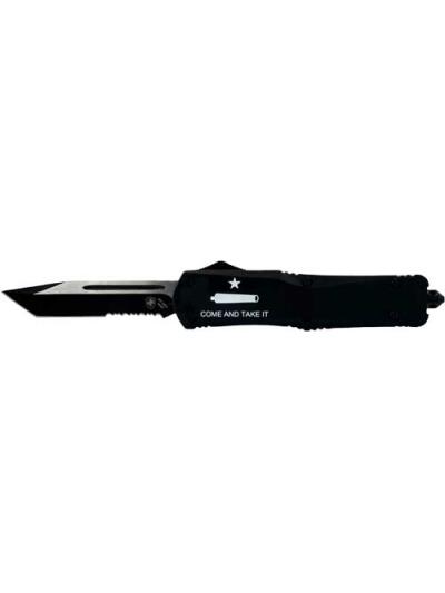TEMPLAR KNIFE LARGE OTF COME - AND TAKE IT 3.5" BLK TANTO SRT