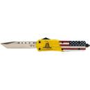 TEMPLAR KNIFE LARGE OTF DON'T - TREAD ON ME 3.5" SILVER TANTO