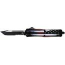 TEMPLAR KNIFE LARGE OTF FULL - US 3.5" BLACK TANTO SERRATED