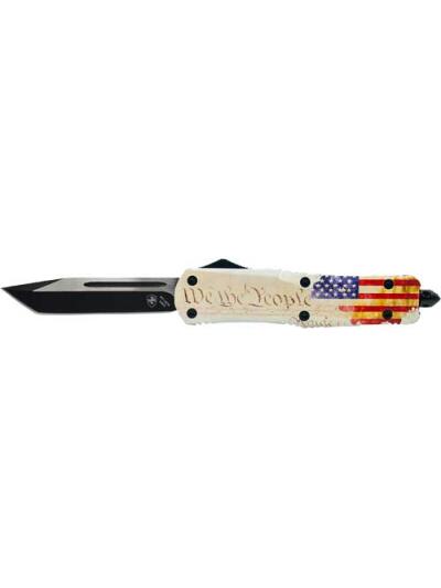 TEMPLAR KNIFE LARGE OTF WE THE - PEOPLE 3.5" BLACK TANTO