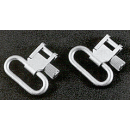 MICHAELS SUPER SWIVELS ONLY - 1" SILVER 2-PACK