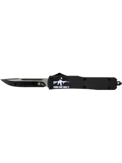 TEMPLAR KNIFE SLIM OTF COME - AND TAKE IT AR 3.1" BLACK DP